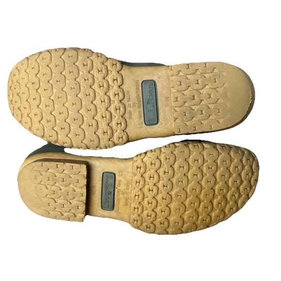 L.L. Bean Boots Rubber Duck Boot US SZ 6M Green Brown Hunting Fishing Waterproof - Picture 5 of 8